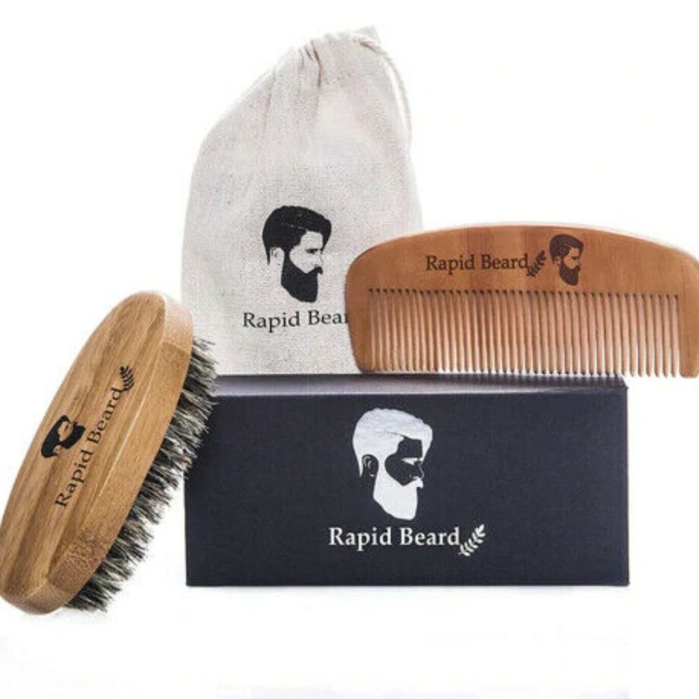 Rapid Beard ~ Beard Brush and Beard Comb Kit - Picture 4 of 4